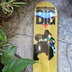 Notorious big skateboard deck new